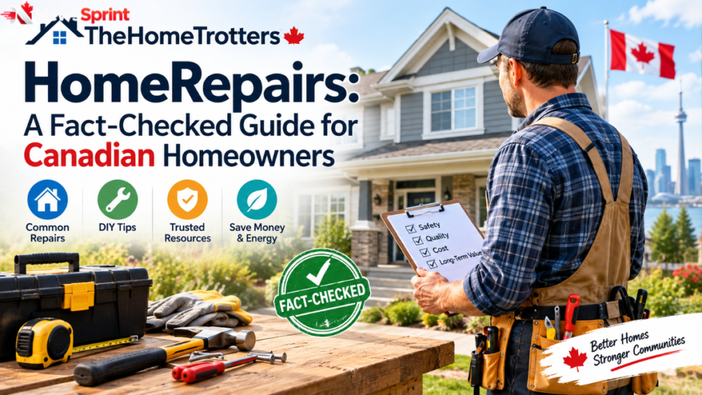 TheHomeTrotters HomeRepairs: A Fact-Checked Guide for Canadian Homeowners thehometrotters homerepairs